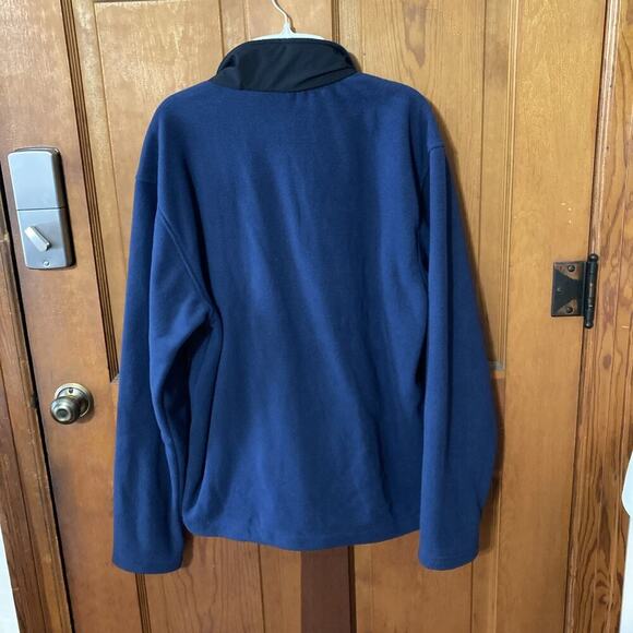 New Balance Men's Fleece Jacket Sz M New Blue Full Zip Outdoor Warm Cozy - Picture 4 of 9